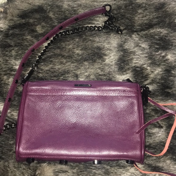 Rebecca Minkoff Dark Cherry Mini MAC NWOT - Picture 5 of 8